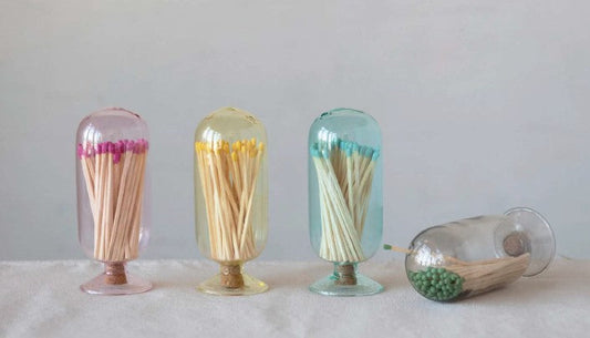 Modern Glass Match Cloche