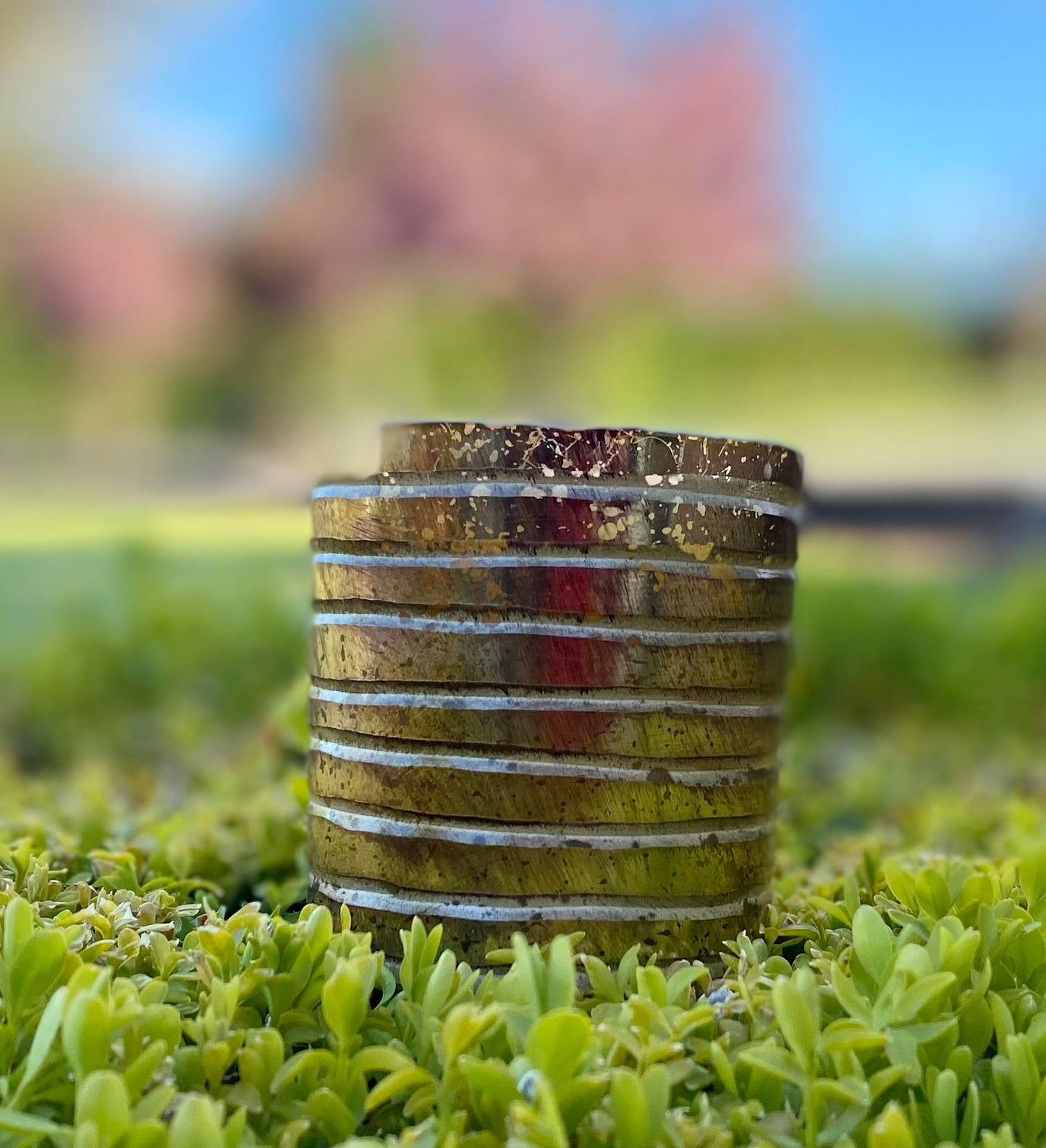 Gold Jar with 3 Design Options